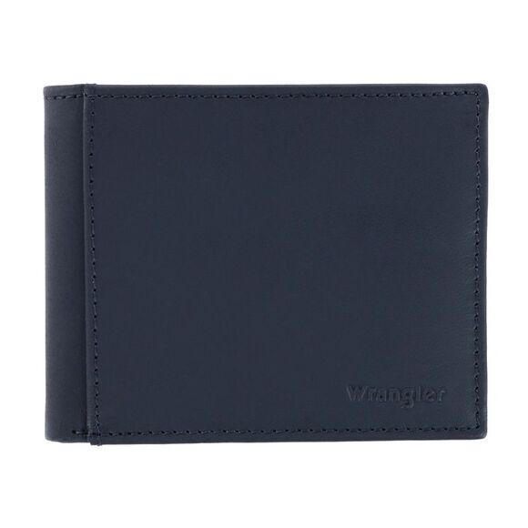 Wrangler Men's Leather Bifold Wallet - Picture 1 of 4